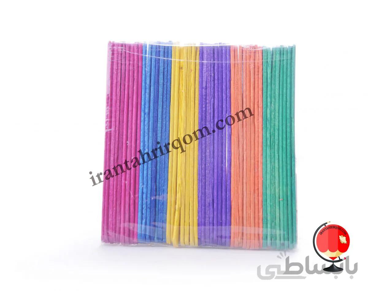 چوب بستنی رنگی 40 عددی