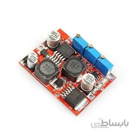 ماژول افزاینده کاهنده ولتاژ LM2596-LM2577 با قابلیت کنترل جریان خروجی ا LM2596-LM2577 step-down module with output current control capability