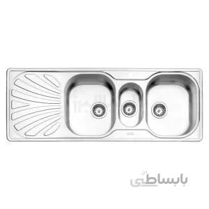 سینک استیل البرز مدل R-530 توکار ا Steel Alborz 530-R Inset Sink
