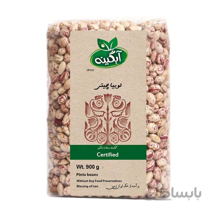 لوبیا چیتی آبگینه