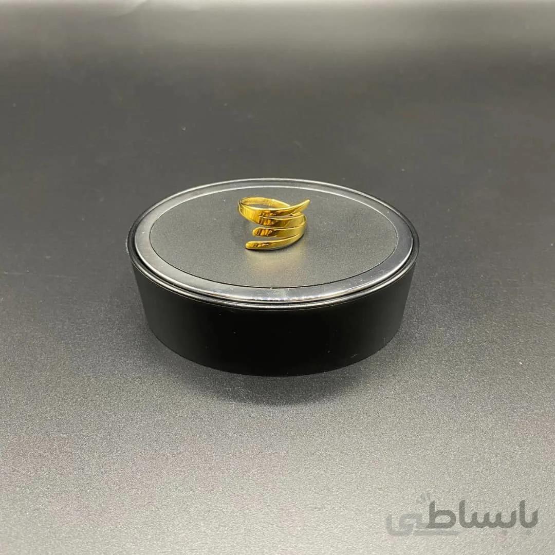 انگشتر خطی طلایی ac118