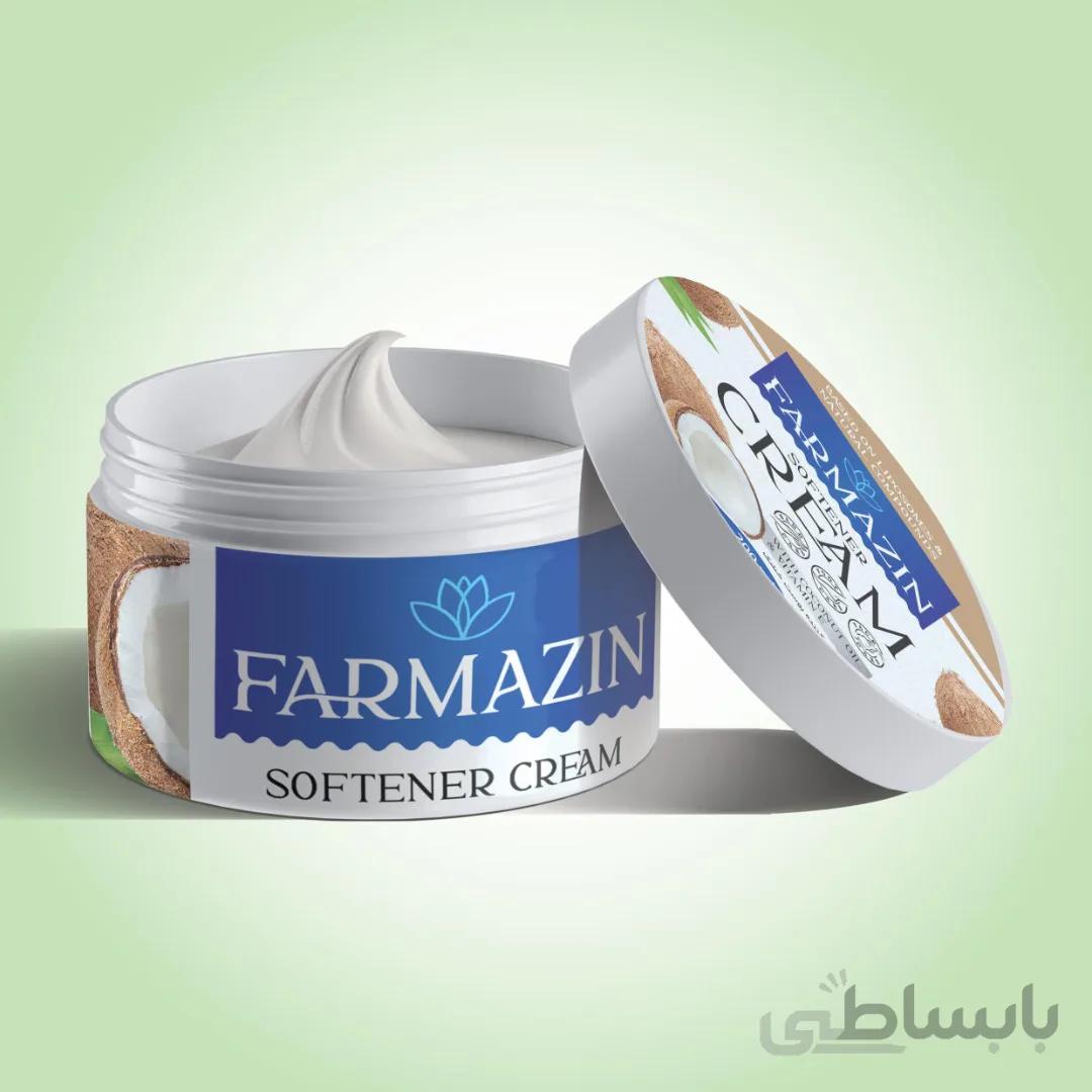 کرم نرم کننده پوست خشک حاوی روغن نارگیل و ویتامین E