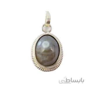 آویز گردنبند نقره با عقیق باباقوری اصل کد 2181 ا قیمت به شرط خرید تیمی