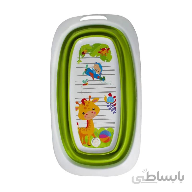 وان تاشو و آکاردئونی طرح زرافه سبز Fitch baby