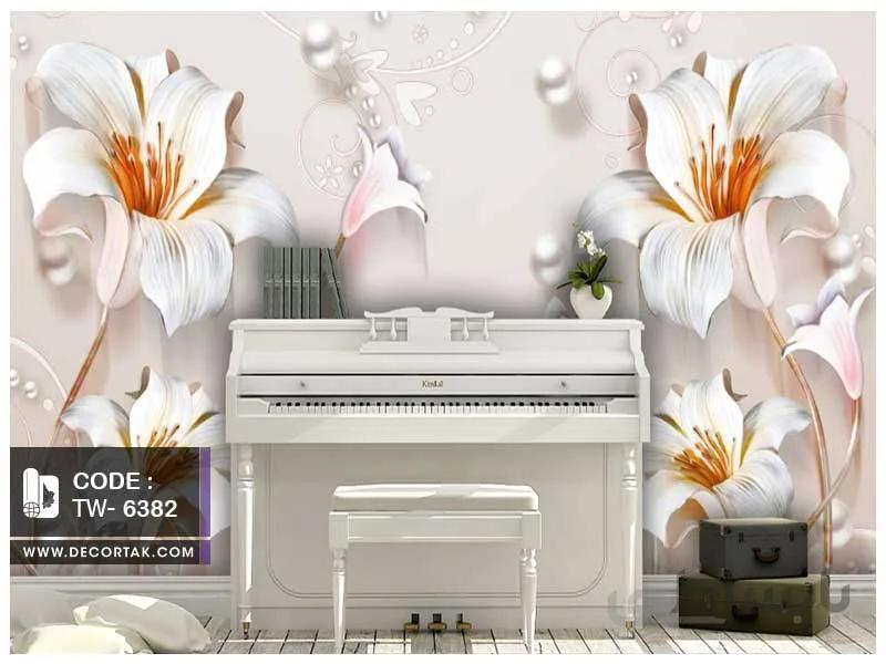 پوستر دیواری پشت تلویزیون کد TW-6382،