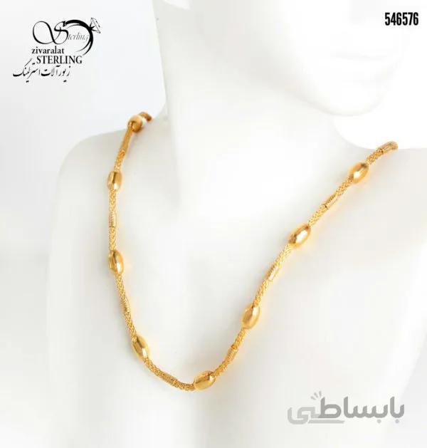 گردنبند زنانه گوی دار برند ژوپینگ کد: 2973