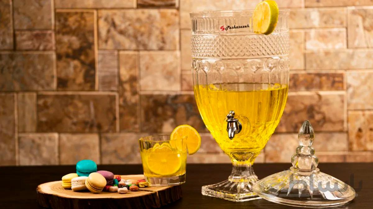 کلمن شیشه ای 5 لیتری پاشاسازه
