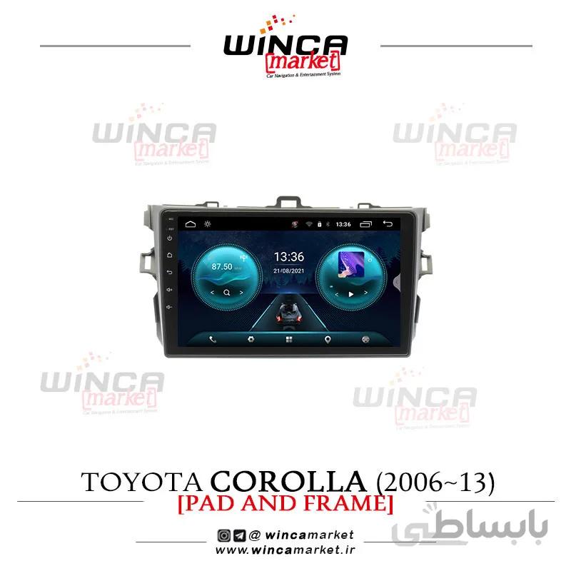 مانیتور فابریک تویوتا کرولا 2006-2013 Corolla سری اس S400 پلاس وینکا WINCA مدل RS855