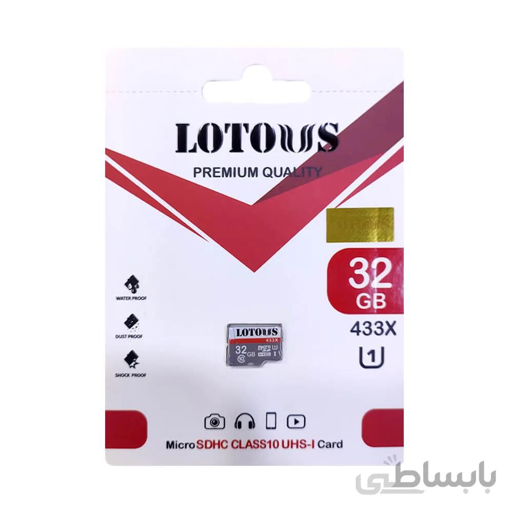 میکرو مموری LOTOUS مدل U1 433X ظرفیت 32G