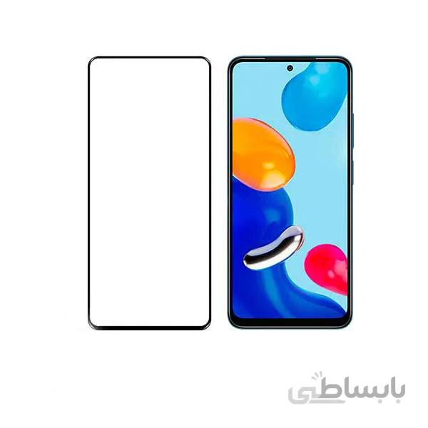 گلس نوت 11 پرو فول چسب شیشه ای محافظ صفحه نمایش گوشی موبایل شیائومی