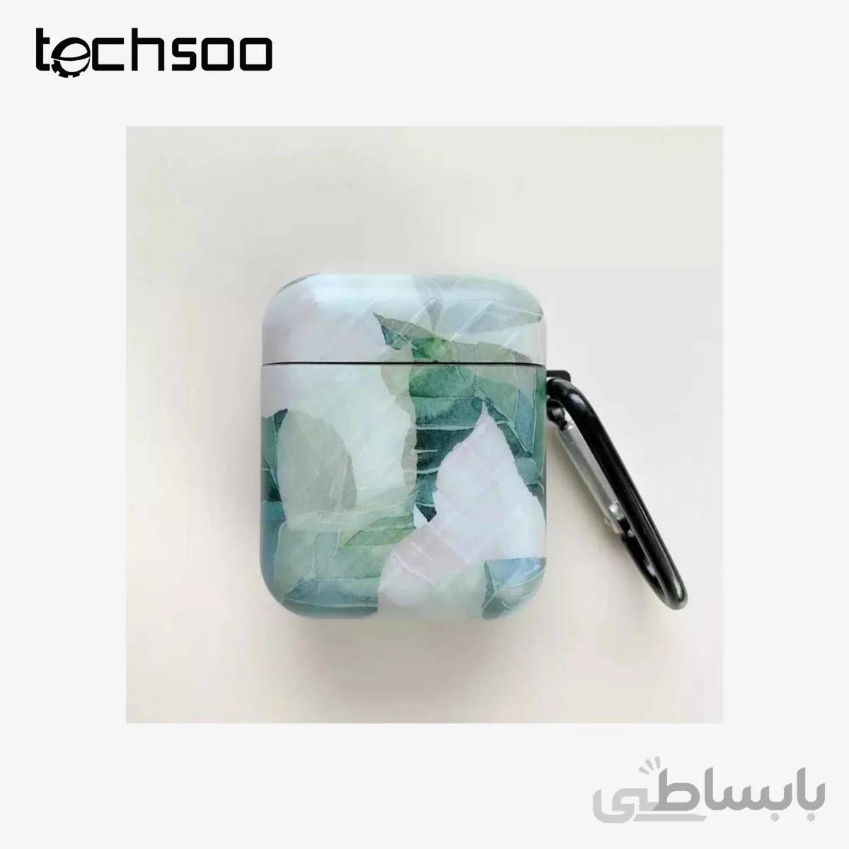 کاور ایرپاد طرح برگ استوایی ۱/۲ Airpod