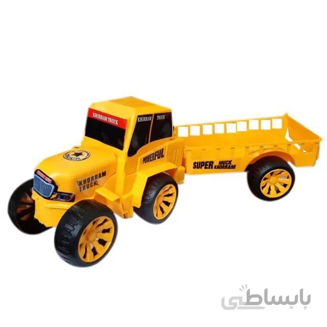 ماشین بازی تراکتور یدکدار خرم