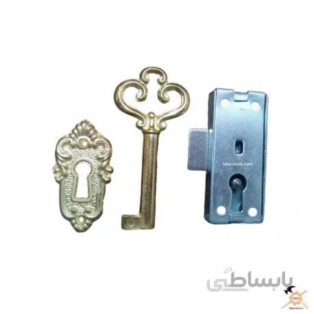 قفل بوفه با کلید تاجی
