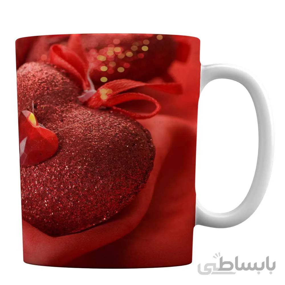 ماگ با طرح قلب کد 1-640