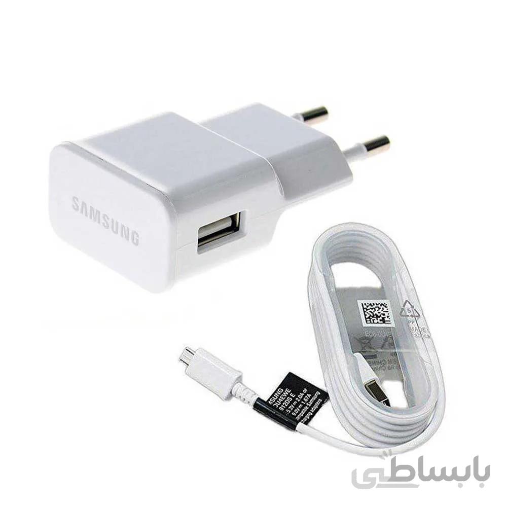 شارژر اصلى سامسونگ با كابل ١ و نیم مترى گوشى Samsung Galaxy Core 2 ا 2A Samsung Galaxy Core 2 travel charger adapter with 1.5m cable