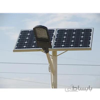 چراغ خیابانی خورشیدی 30 وات با پایه