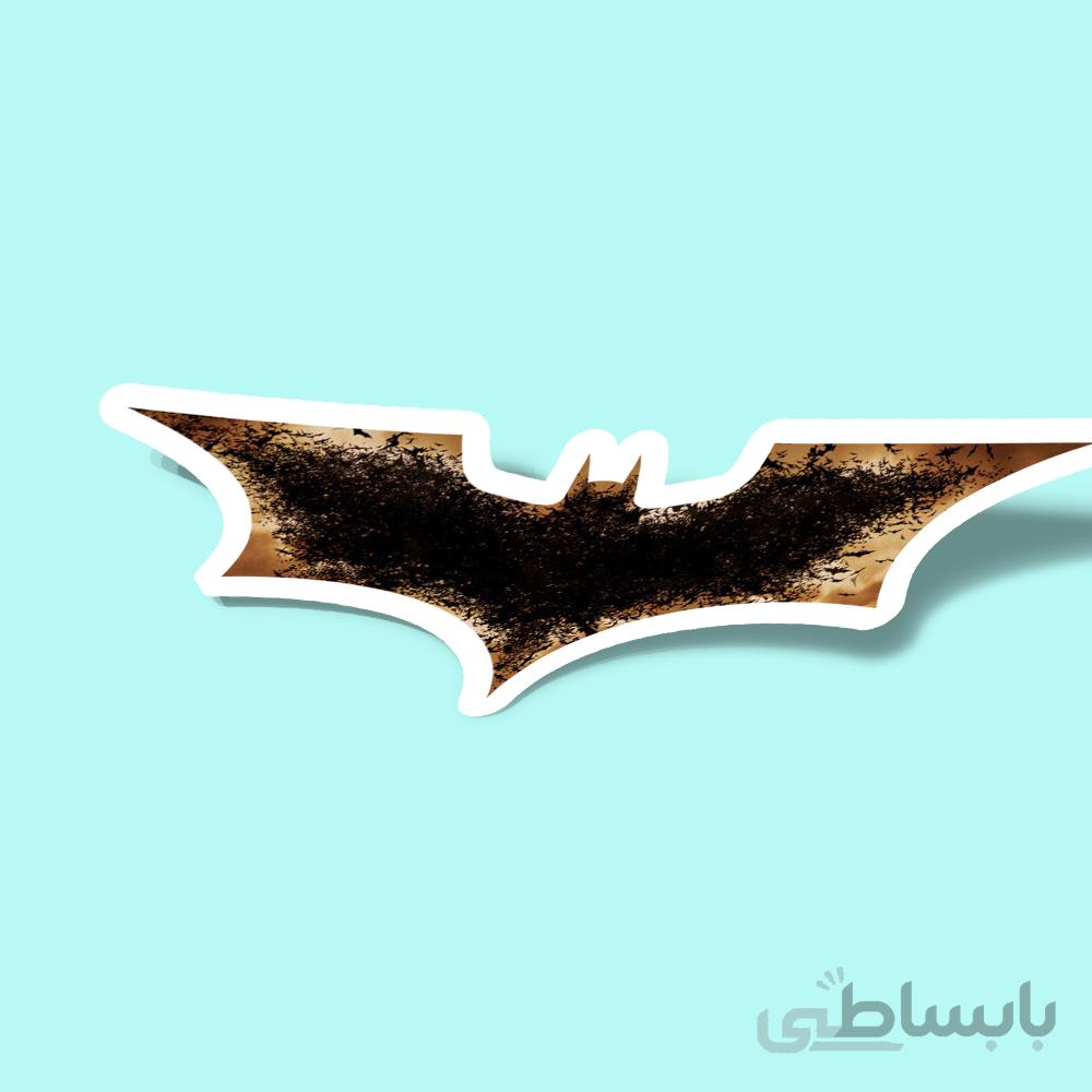 استیکر batman bat logo 01