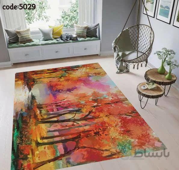 فرشینه طرح نقاشی پاییز 5029