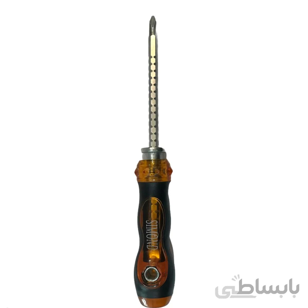 پیچ گوشتی دوسو-چهارسو سایز 21 سانتی متر