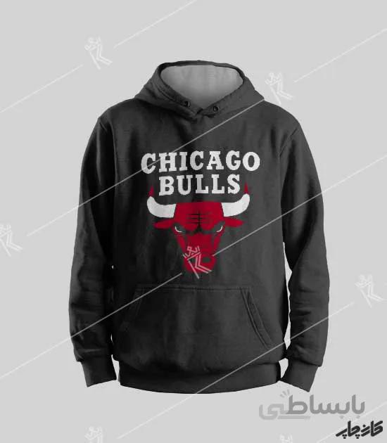 سویشرت مشکی ” Chicago Bulls “