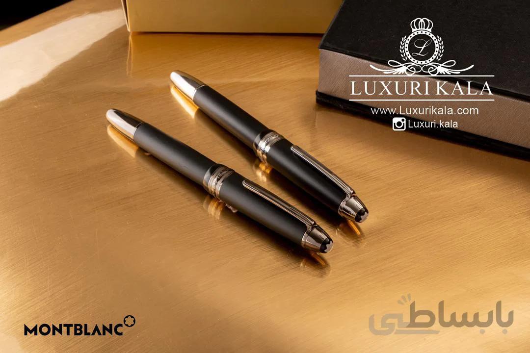 خودنویس مشکی مات Mont Blanc ا Mont Blanc Ultra Black Fountain