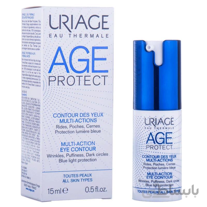 کانتور دورچشم چند کاره ضدچروک اوریاژ Uriage Age Protect Multi-Action Eye Contour 15ml
