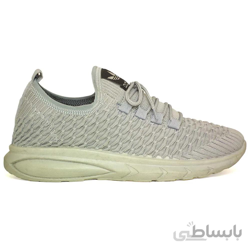 کفش اسپورت مدل ADIDAS KNIT طوسی