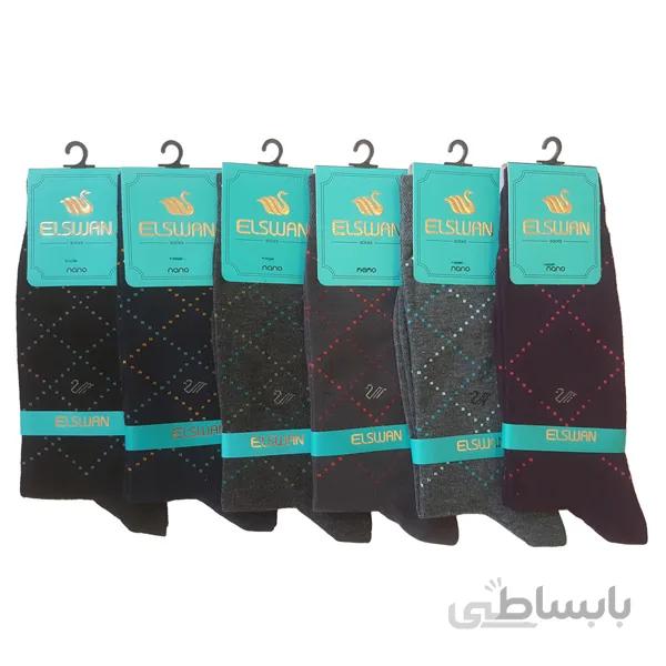 پک جوراب مردانه طرح ونیز ست 6 تایی کد ph43