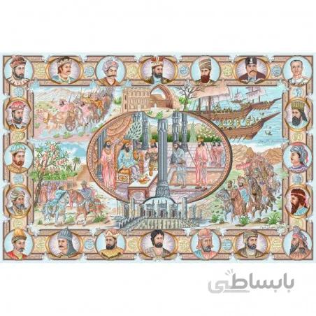 نخ و نقشه تابلو فرش ایرانی کد 47