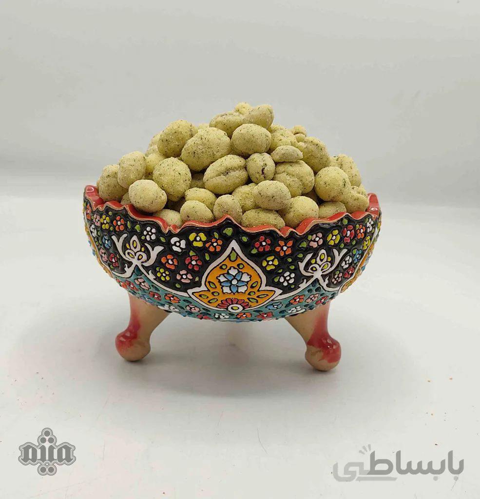 بادام زمینی روکشدار با طعم پیاز جعفری