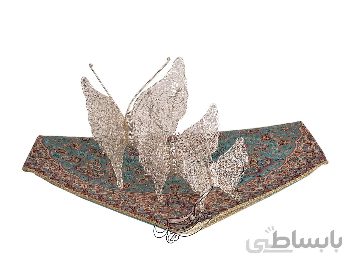 ست پروانه ملیله کاری اصفهان