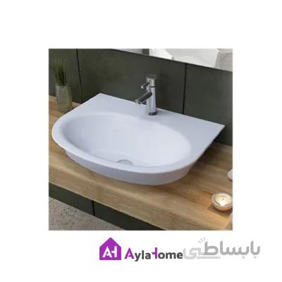 روشویی روکابینتی گلسار مدل لیونا 50 درجه یک