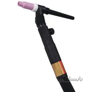 تورچ هوا خنک آرگون فلکسیبل شیری 4 متری توان جم ا Tavan jam TIG Welding Torch-250A Air-cooled Flexible with valve