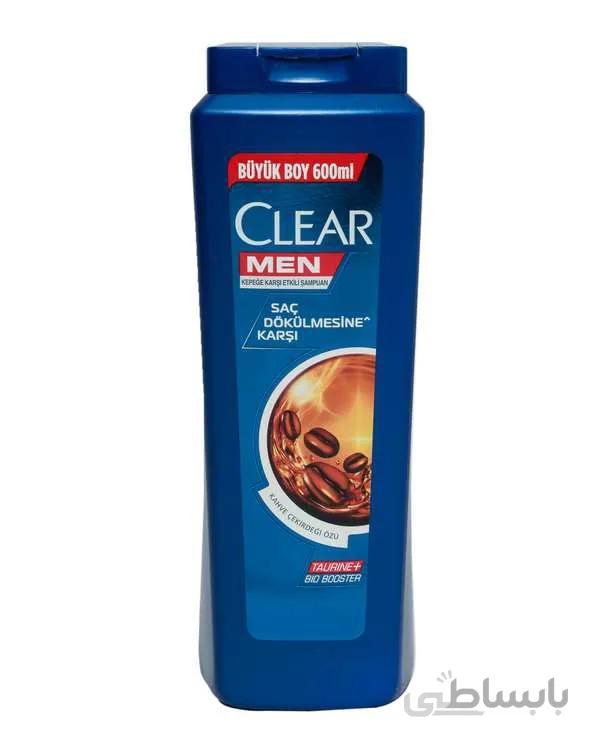 شامپو ضد ریزش و ضد شوره مردانه کلیر حاوی عصاره قهوه 600 میل ا Clear Hairfall Defense Anti Dandruff Shampoo For Men 400ml