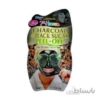 ماسک صورت مونته ژنه سری 7th Heaven مدل charcoal and amp black sugar حجم 10 میلی لیتر