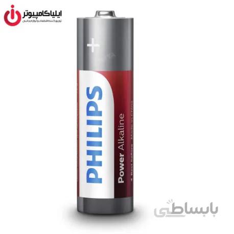 باتری قلمی Alkaline برند فیلیپس مدل LR06P12B/97 سری Power بسته 12 عددی