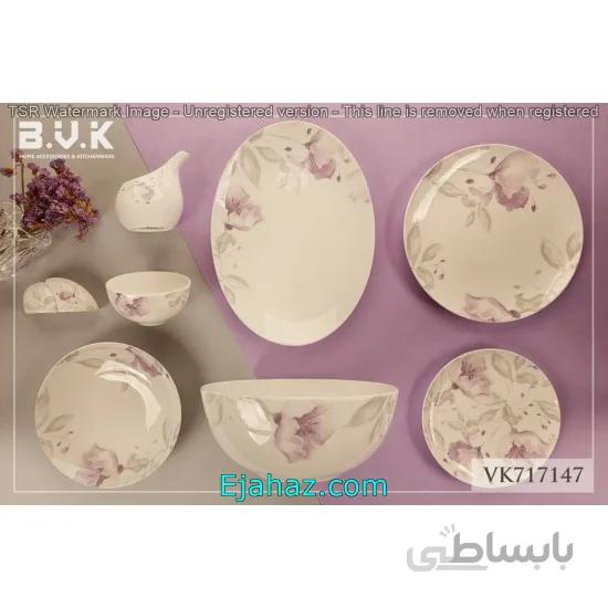 سرویس 29 پارچه 6 نفره بن چاینا بی وی کی مدل 7147 بی وی کی (BVK)