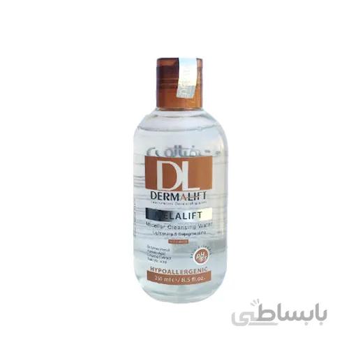 ميسلار واتر روشن كننده پوست ملالیفت Dermalift ا Dermalift Melalift Lightening Micellar Cleansing Water 250ml