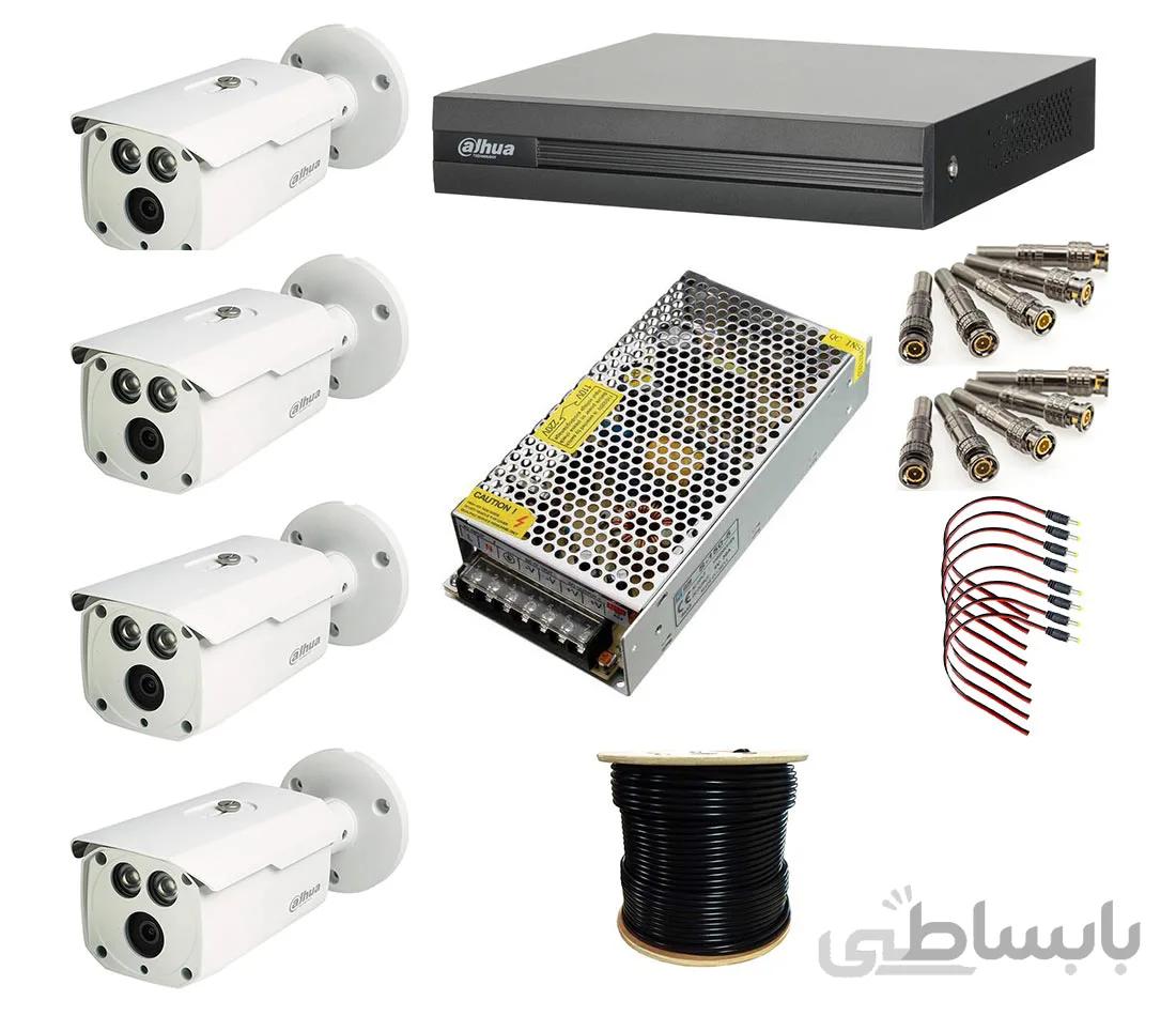 پک 4 کاناله دوربین مداربسته داهوا 1200DP + هدیه ویژه