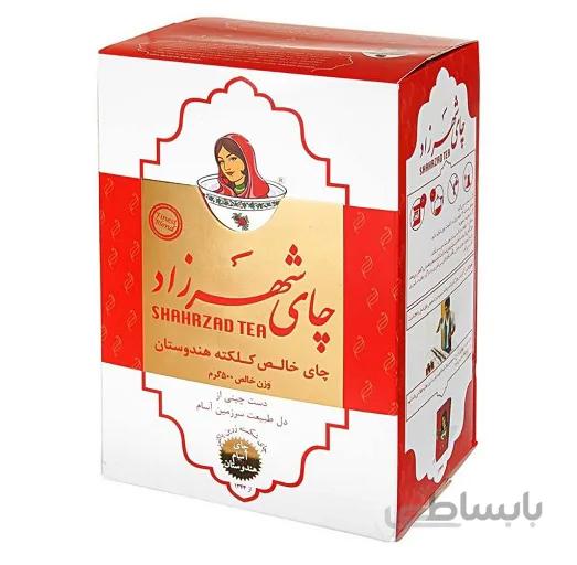 چای شهرزاد قرمز کلکته 500 گرمی کارتن 12 عددی