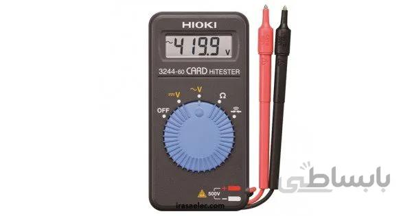 مولتی متر جیبی هیوکی مدل HIOKI 3244-60 ا CARD-STYLE HiTESTER HIOKI 3244-60