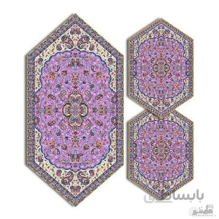 سری سه تکه ترمه طرح شاه عباسی کد 718