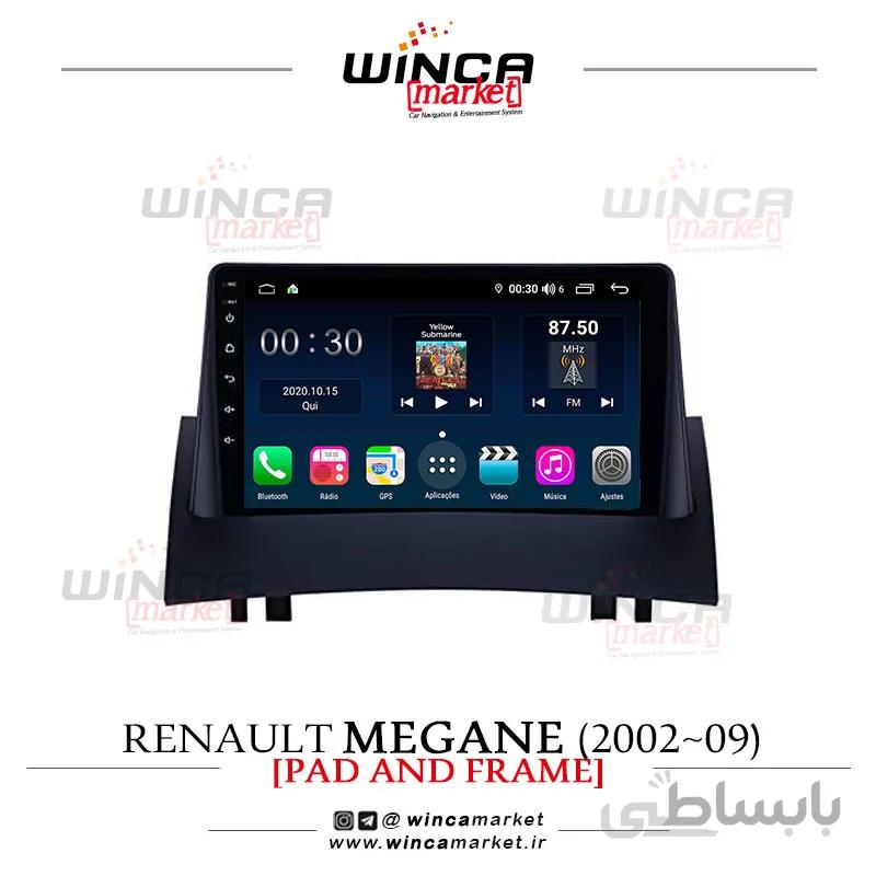 مانیتور اندروید مگان 2002-2009 وینکا مدل QG855 سری +S300 پلاس