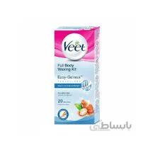نوار موبر بدن ویت مخصوص پوست حساس ۲۰ عددی Veet