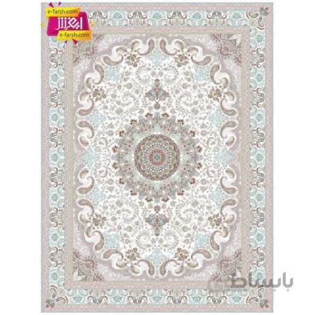 فرش ماشینی نگین مشهد طرح 2606 کرم
