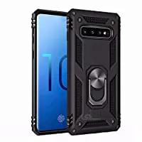 FanTing Case for Samsung Galaxy A20, Rugged and shockproof,with mobile phone holder, Cover for Samsung Galaxy A20-Black ا قاب FanTing برای Samsung Galaxy A20 ، مقاوم و ضد ضربه ، با نگهدارنده تلفن همراه ، کاور Samsung Galaxy A20-Black
