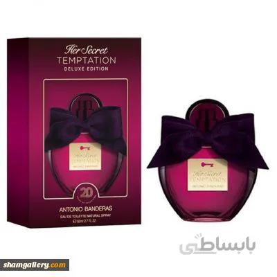 ادوتوالت زنانه آنتونی باندراس مدل HER SECRET TEMPTATION DELUX EDITION