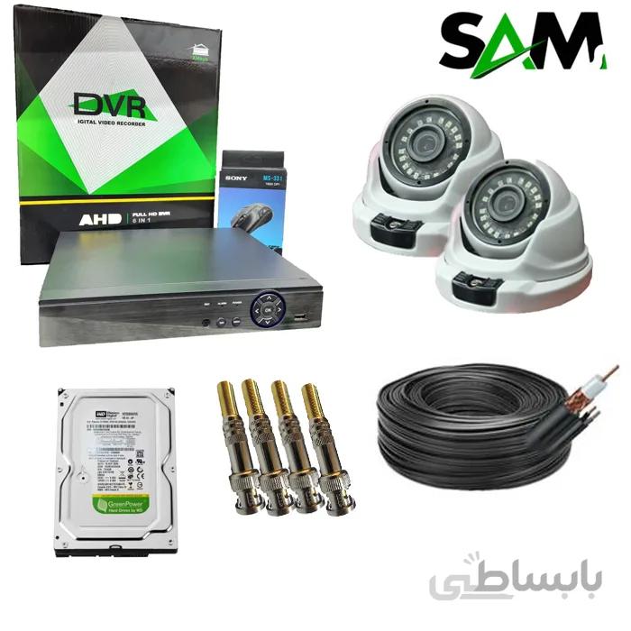 پکیج 2 دوربین دام به همراه دستگاه 4 کانال 5 مگ هارد 500