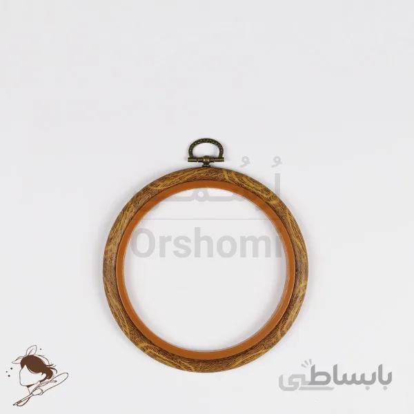 کارگاه ژله ای نیدل پانچ و گلدوزی طرح چوب قطر 12 سانتی متر
