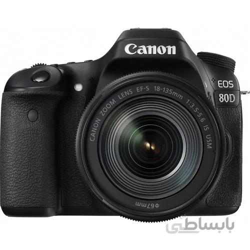 دوربین دیجیتال کانن Eos 80D با کیت 18-135 ا Eos 80D EF S 18-135mm Kit Digital Camera